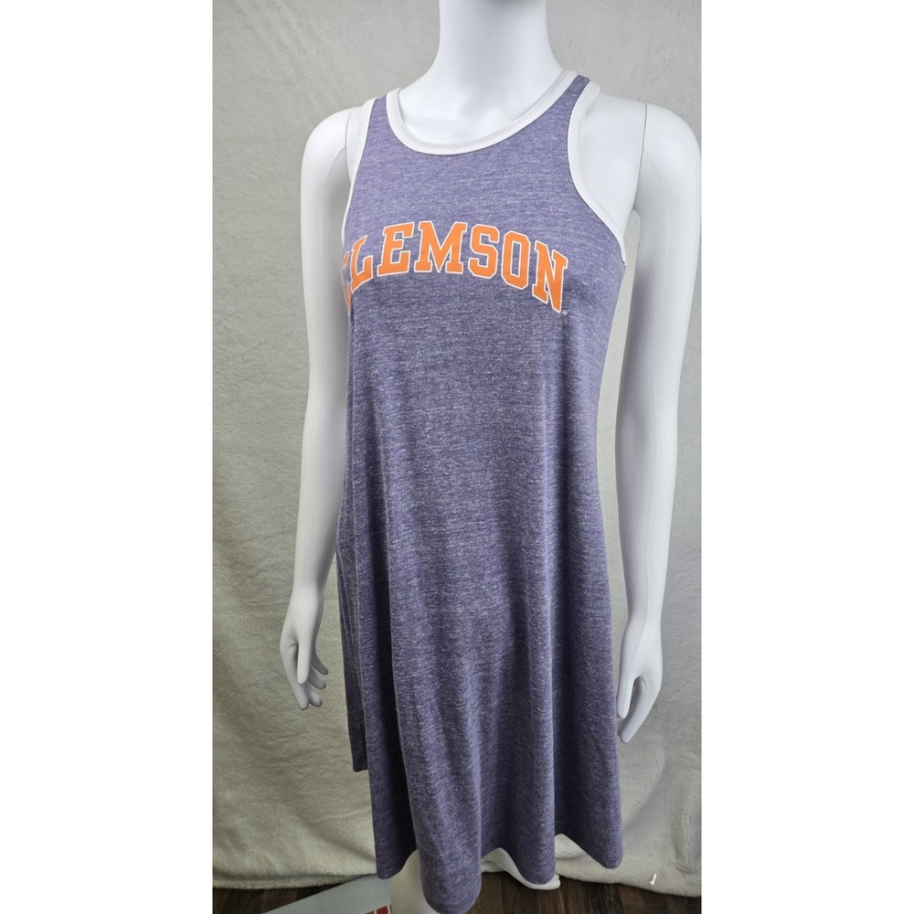 league collegiate outfitters Clemson Tigers Tank Dress‎ Purple NWT Size M Medium